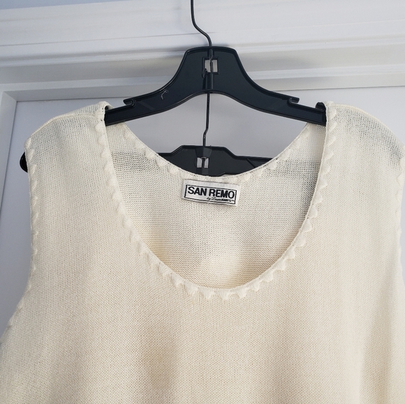 San Remo by Laura Knits, 3 piece jacket, sleeveless shell and pants size L - Picture 10 of 11